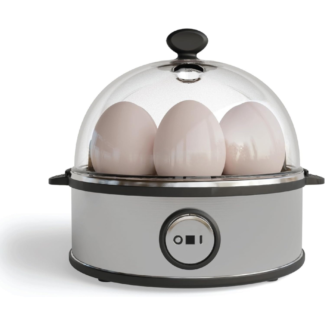 Rapid Egg Cooker | 7 Egg Capacity Electric Boiler with Auto Shut-Off